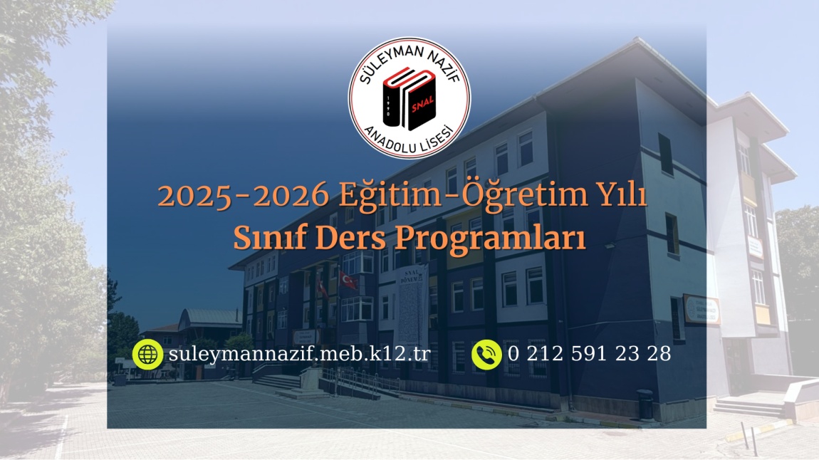 Sınıf Ders Programları